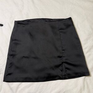 Black Silk Skirt | Wild Fable | Small